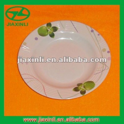 China New product cheap plastic melamine dinner dish plate for restaurant wholesale