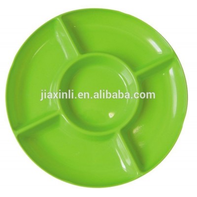 Eco friendly melamine 4 division plate for kids